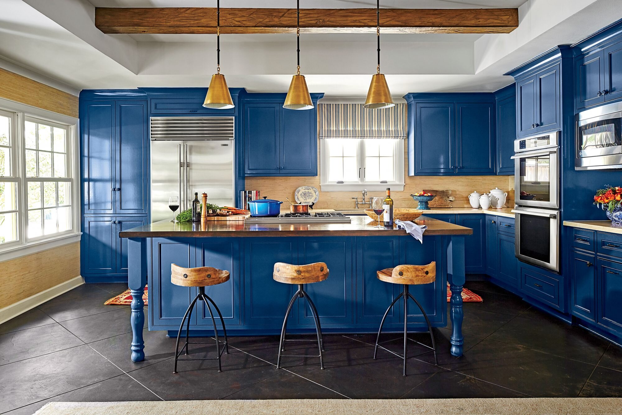 Blue Kitchen Cabinets Southern Living 