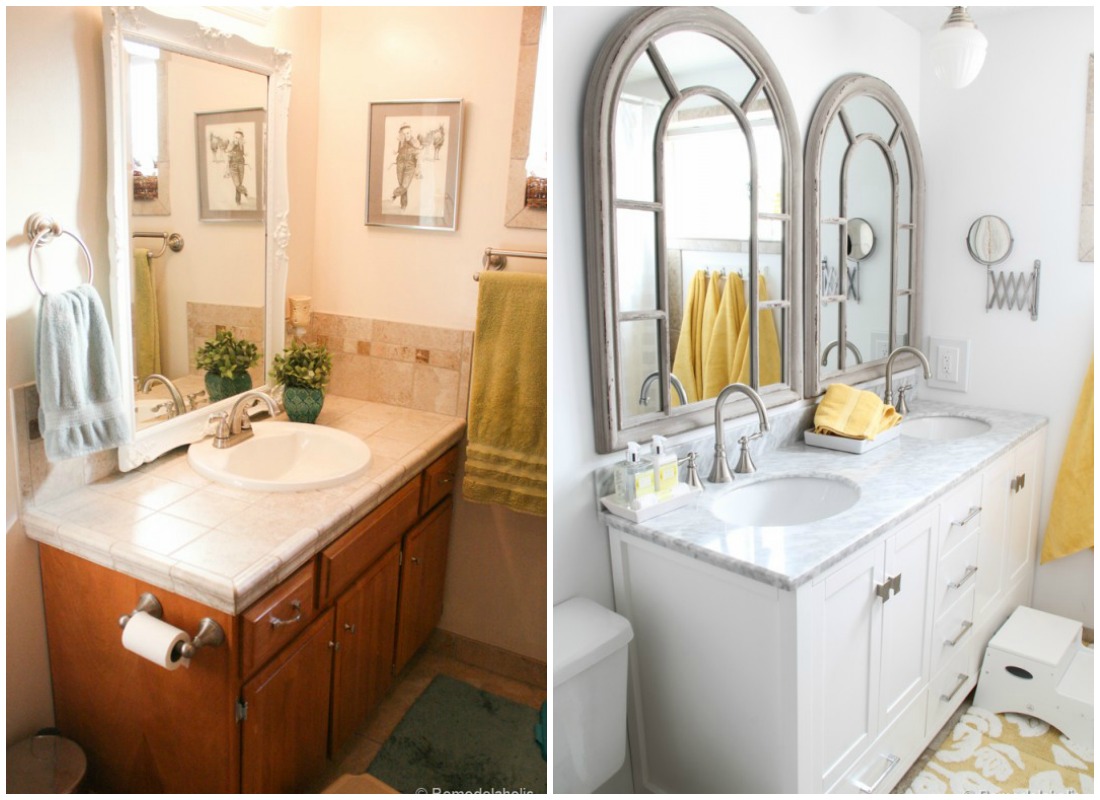 A Bathroom Makeover You Can Do This, Installing Double Sink Vanity