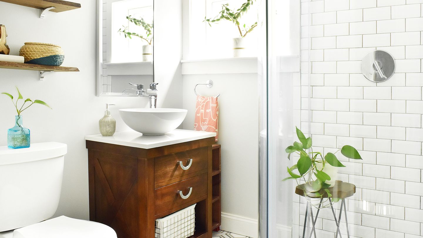 How to Make a Small Bathroom Look Bigger (and More Functional!)